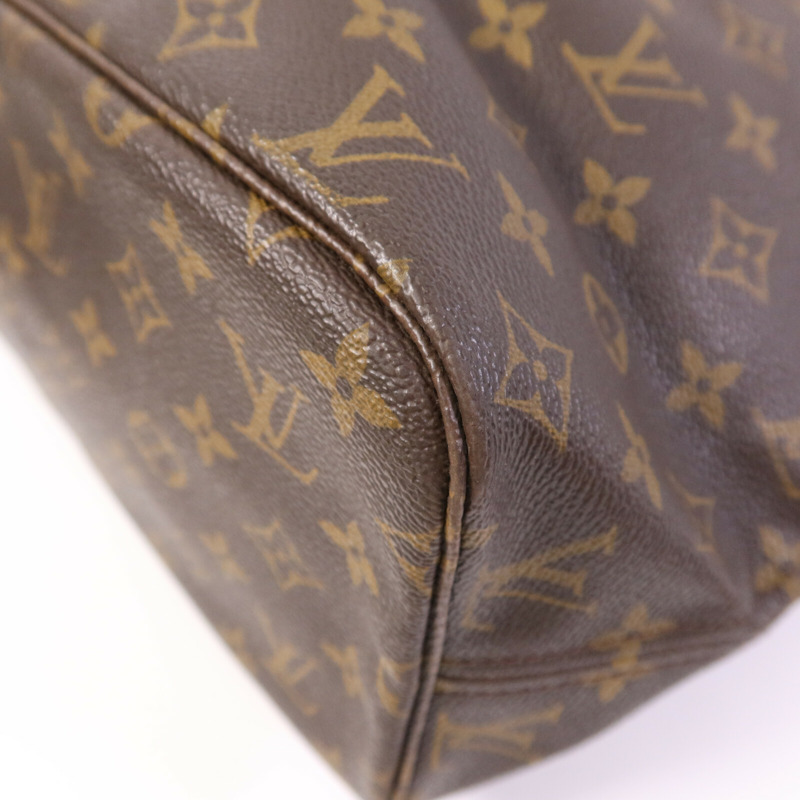 LOUIS VUITTON Monogram Neverfull MM金扣手挽袋-9