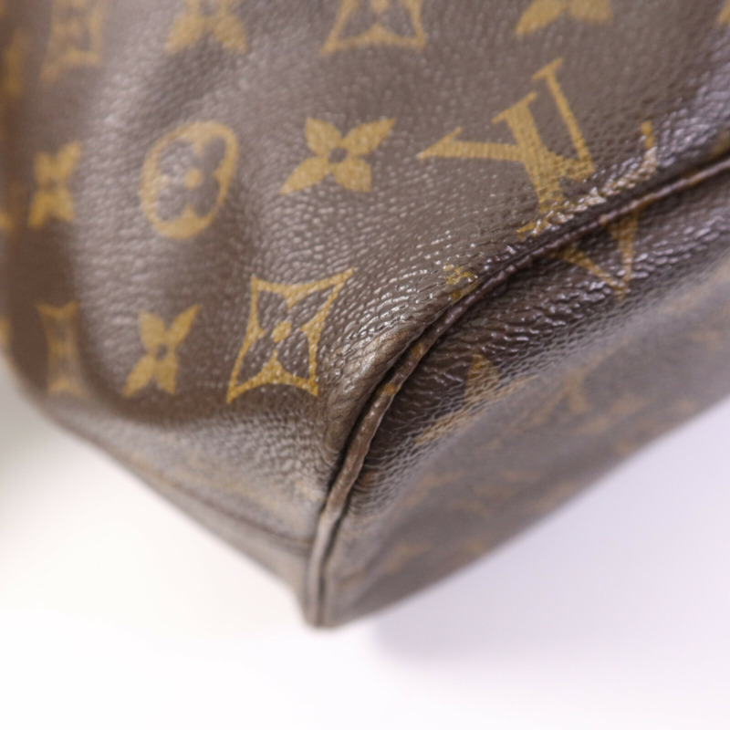 LOUIS VUITTON Monogram Neverfull MM金扣手挽袋-12