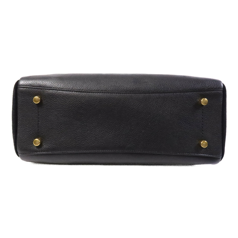 COACH 牛皮皮革Shoulder Bag金扣肩背袋-3