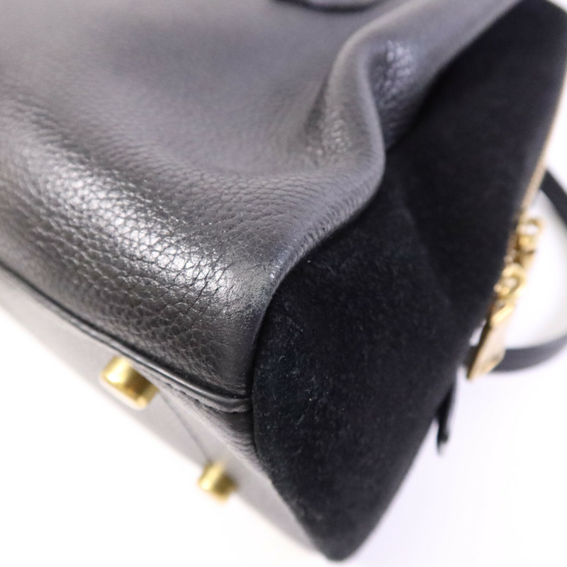 COACH 牛皮皮革Shoulder Bag金扣肩背袋-10