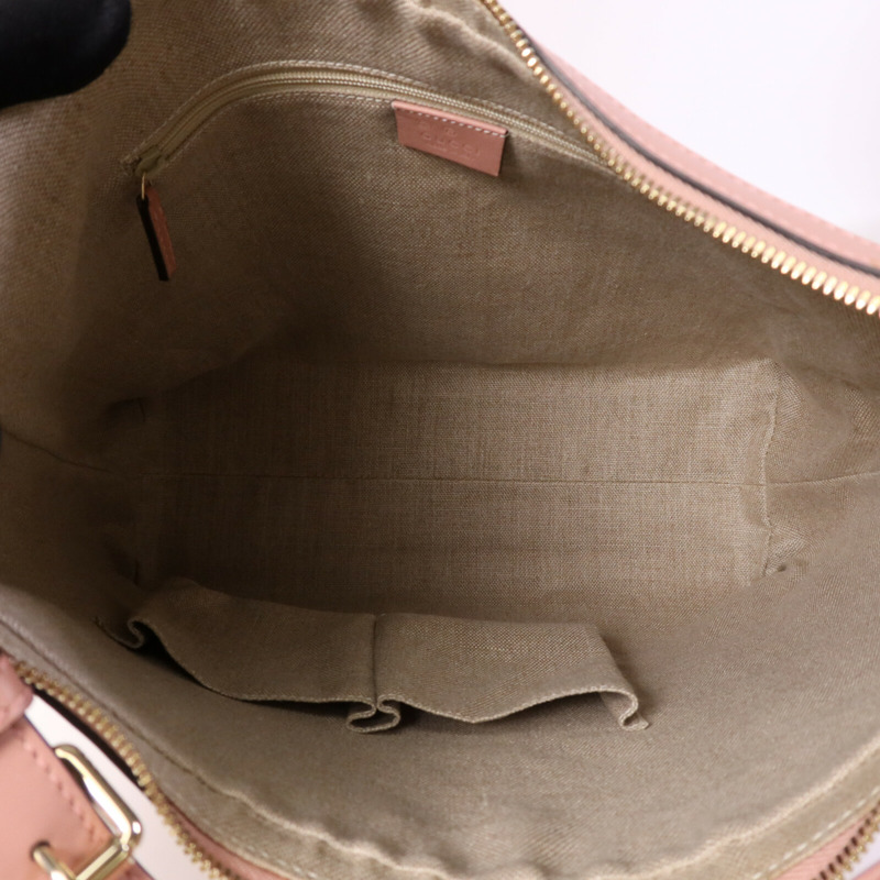 GUCCI 牛皮皮革Shoulder Bag金扣肩背袋-4