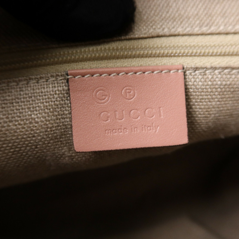 GUCCI 牛皮皮革Shoulder Bag金扣肩背袋-5