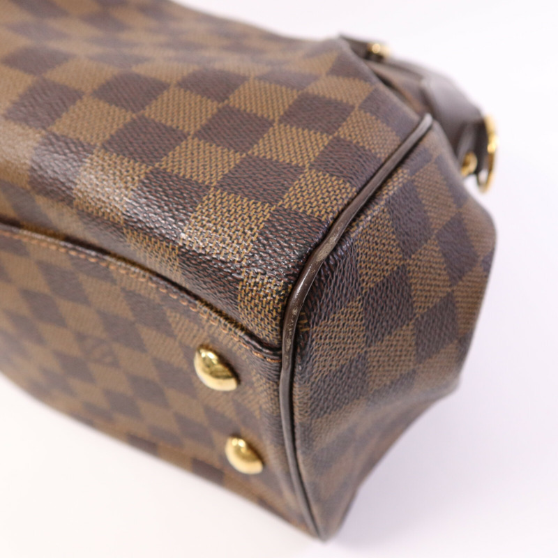 LOUIS VUITTON Damier Trevi金扣手挽肩背兩用袋-11