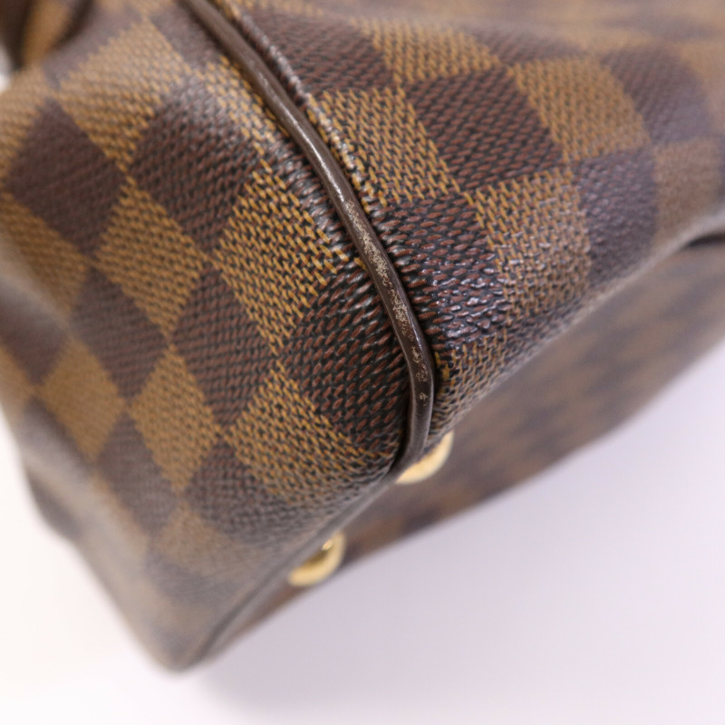 LOUIS VUITTON Damier Trevi金扣手挽肩背兩用袋-12