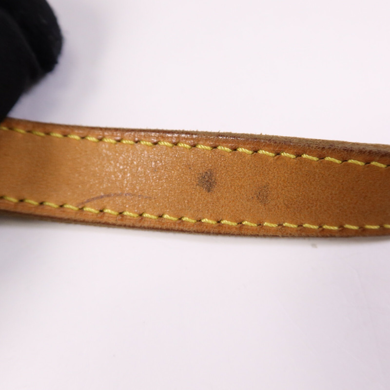 LOUIS VUITTON Monogram Cite GM金扣肩背袋棕色-14