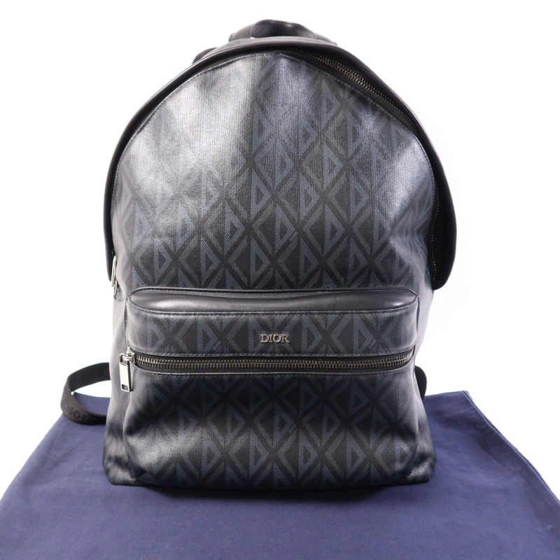 Dior 塗層帆布Rider Backpack銀扣背包-8