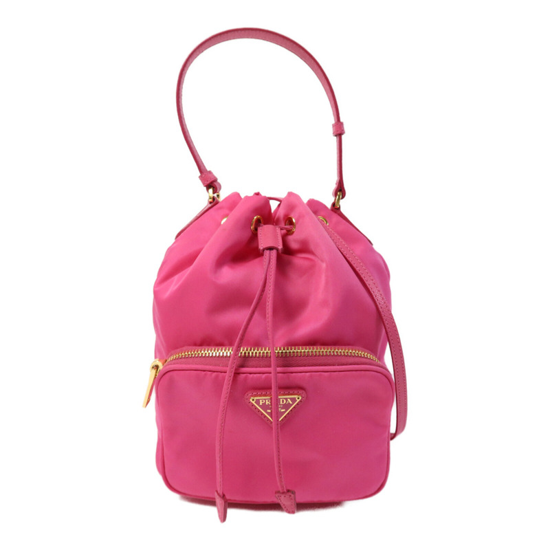 PRADA 尼龍Duet Re-Nylon金扣手挽肩背兩用袋-0