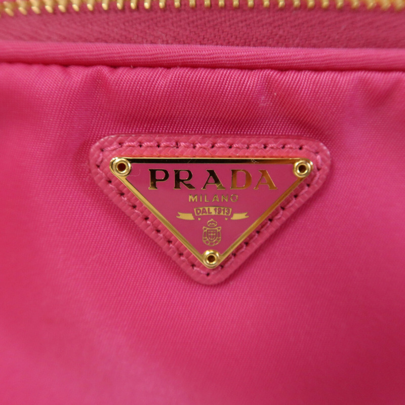 PRADA 尼龍Duet Re-Nylon金扣手挽肩背兩用袋-6