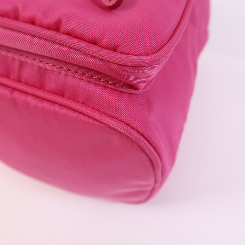 PRADA 尼龍Duet Re-Nylon金扣手挽肩背兩用袋-9