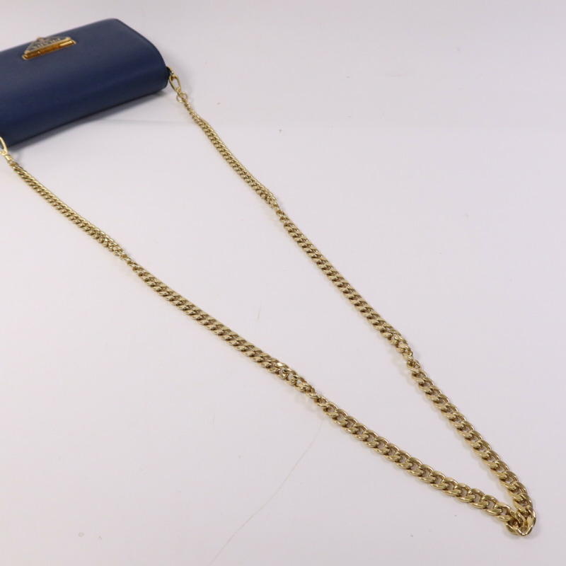 PRADA 牛皮皮革Shoulder Bag金扣鏈帶肩背袋-7