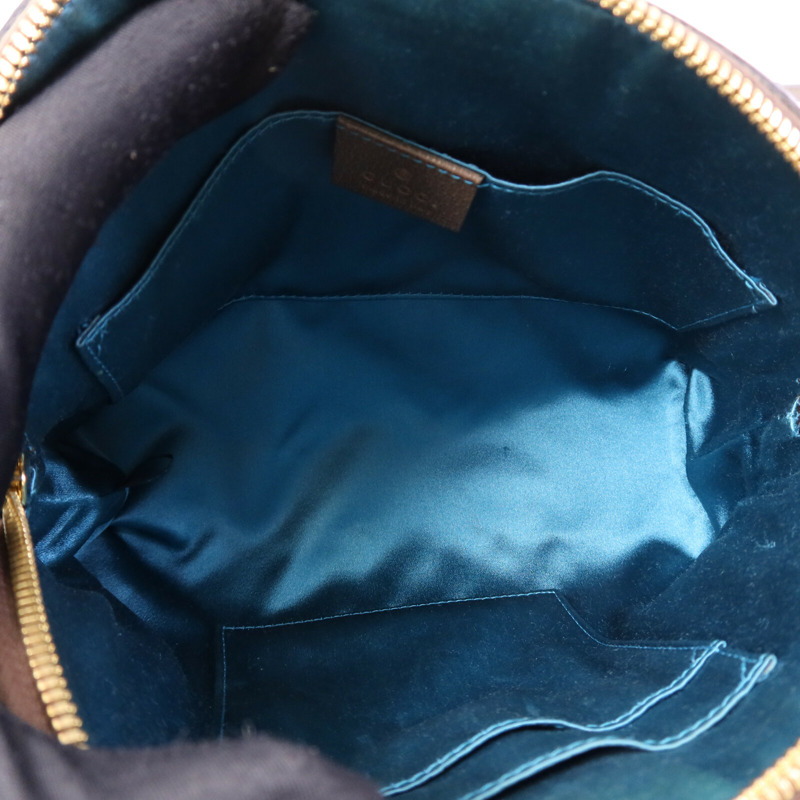 GUCCI 塗層帆布Ophidia GG金扣肩背袋-4