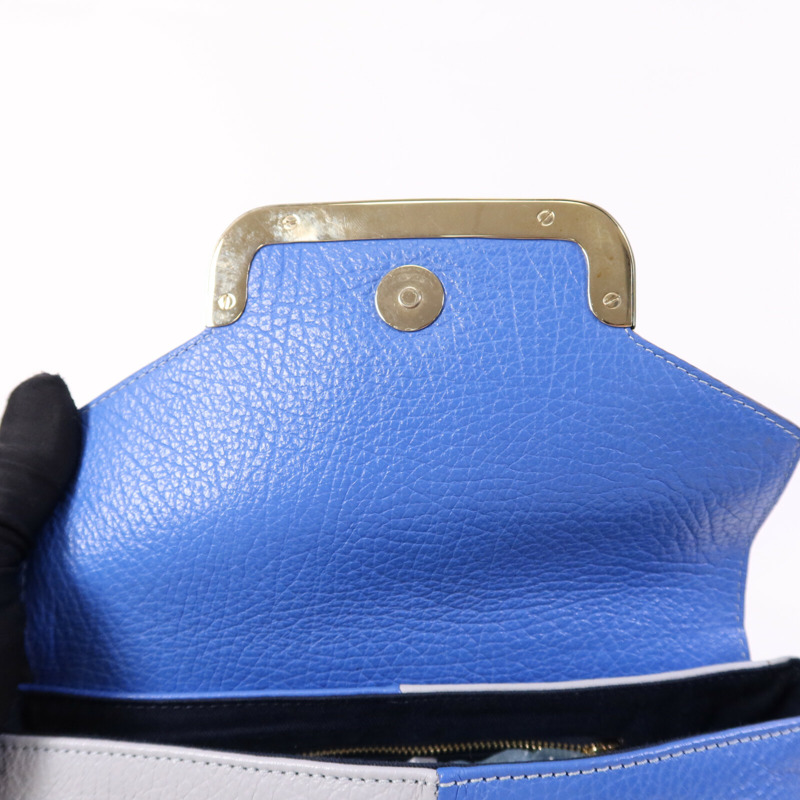 SEE BY CHLOE 牛皮皮革Shoulder Bag金扣肩背袋-14
