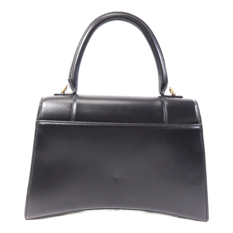 BALENCIAGA 牛皮皮革Hourglass Medium金扣手挽肩背兩用袋-1