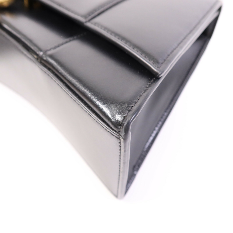 BALENCIAGA 牛皮皮革Hourglass Medium金扣手挽肩背兩用袋-9