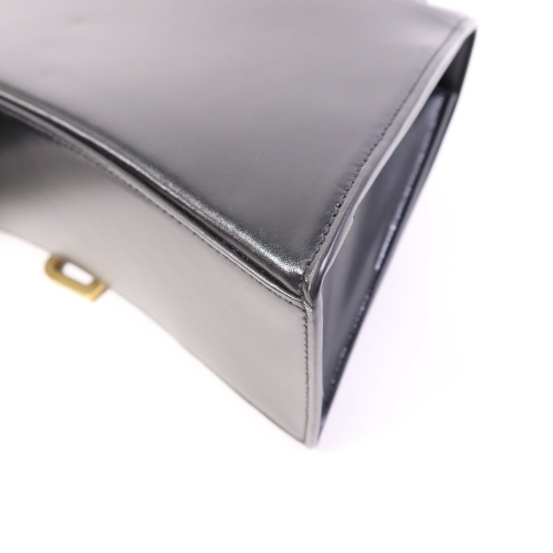 BALENCIAGA 牛皮皮革Hourglass Medium金扣手挽肩背兩用袋-11