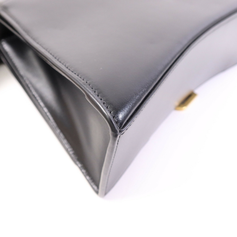 BALENCIAGA 牛皮皮革Hourglass Medium金扣手挽肩背兩用袋-12