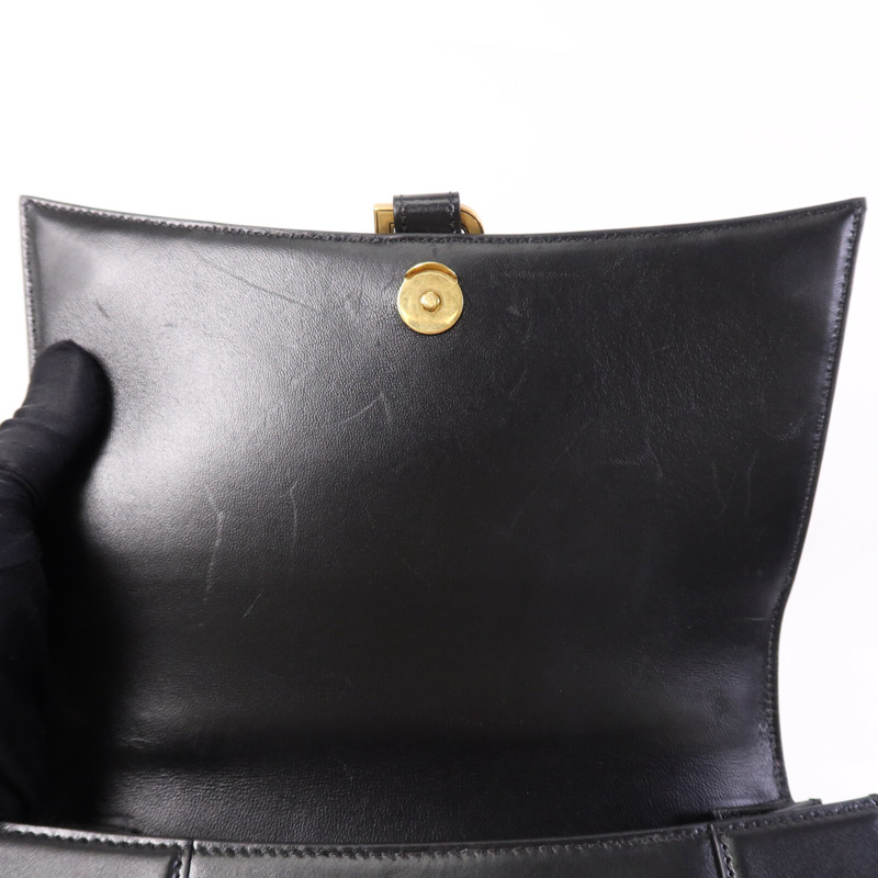 BALENCIAGA 牛皮皮革Hourglass Medium金扣手挽肩背兩用袋-13