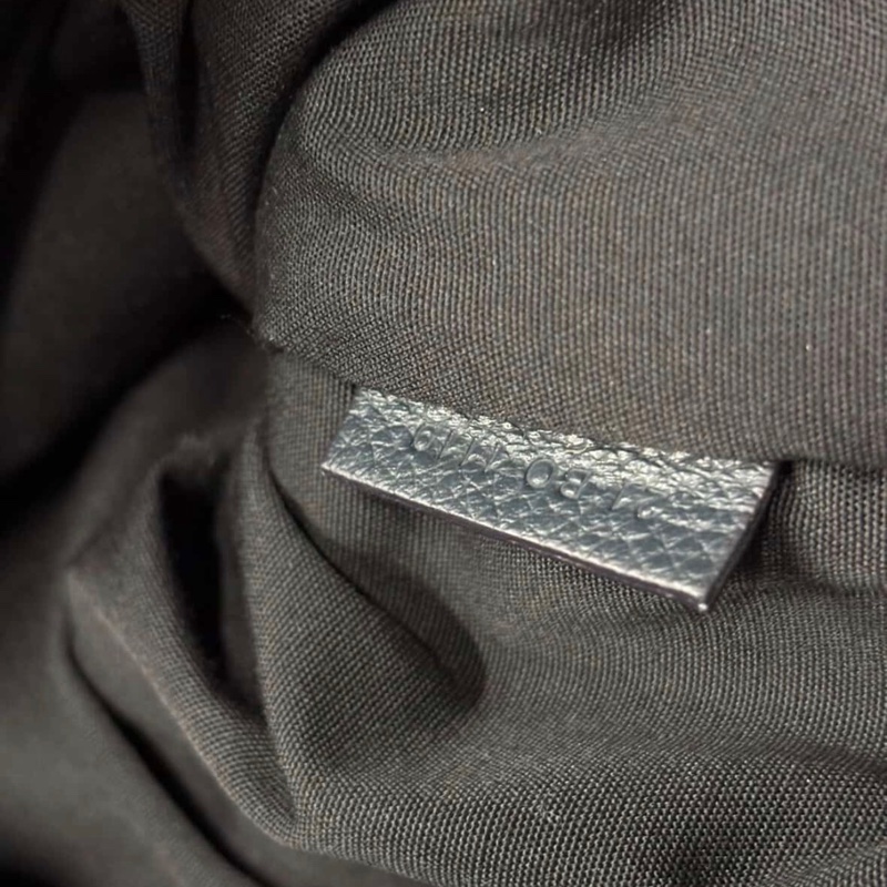 迪奧DIOR 近全新後背包書包經典牛仔藍丹寧藍緹花後背包-10