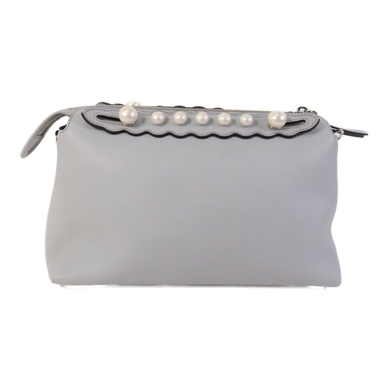 FENDI 牛皮皮革By The Way銀扣手挽肩背兩用袋-1