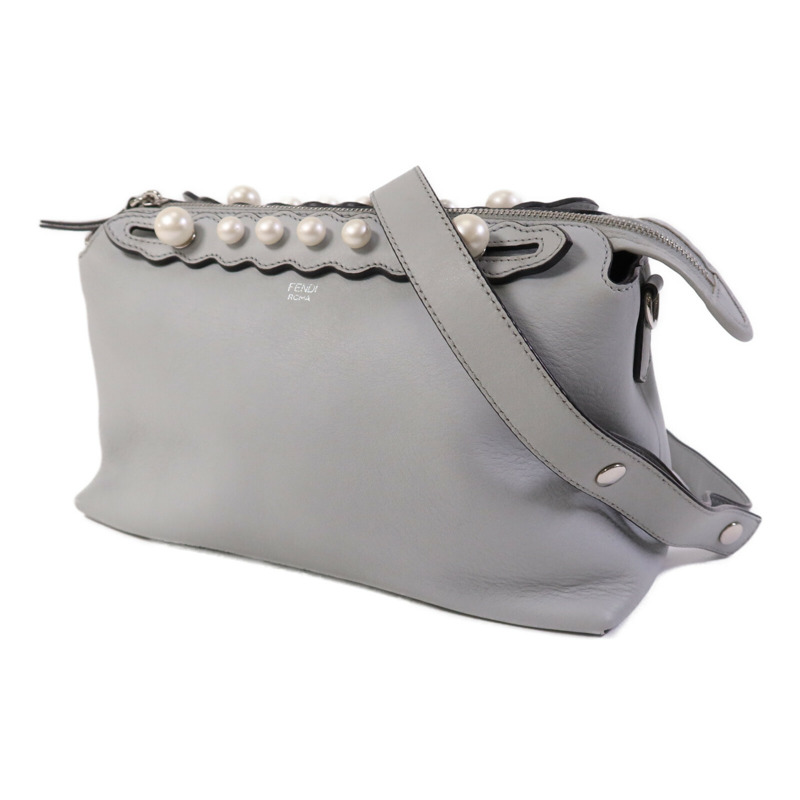 FENDI 牛皮皮革By The Way銀扣手挽肩背兩用袋-2