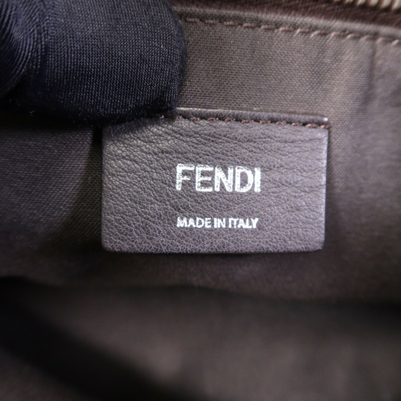 FENDI 牛皮皮革By The Way銀扣手挽肩背兩用袋-5