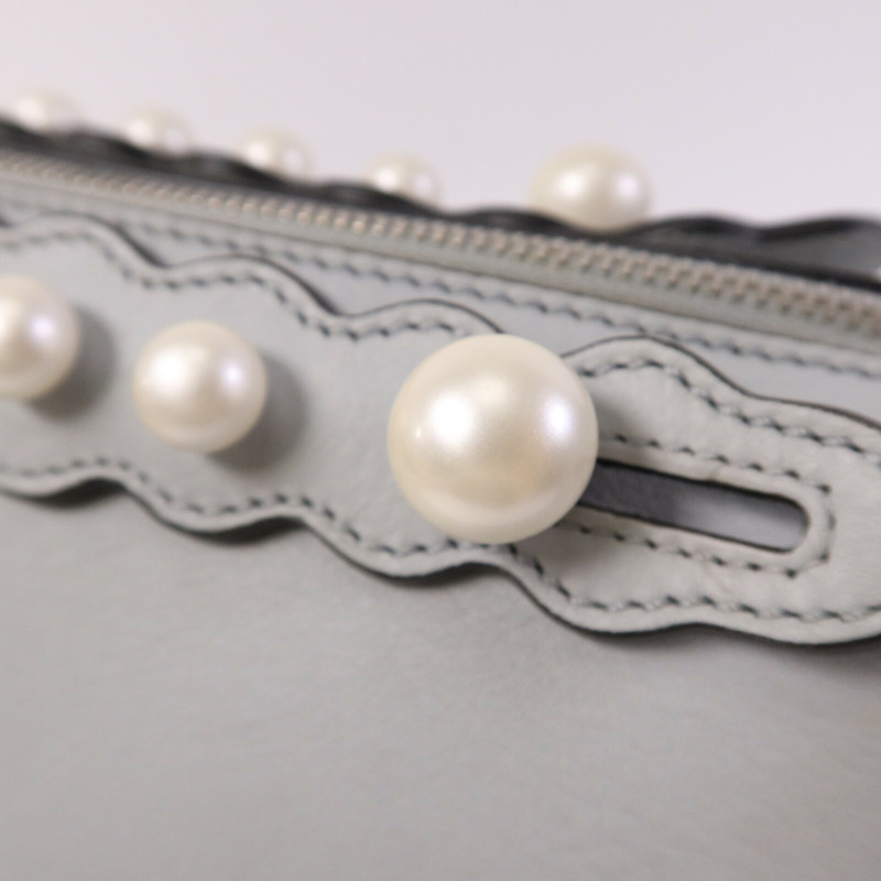 FENDI 牛皮皮革By The Way銀扣手挽肩背兩用袋-14