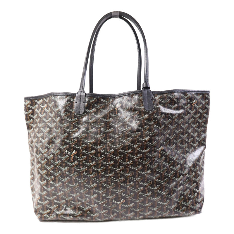 GOYARD 塗層帆布Saint Louis PM銀扣肩背袋-0