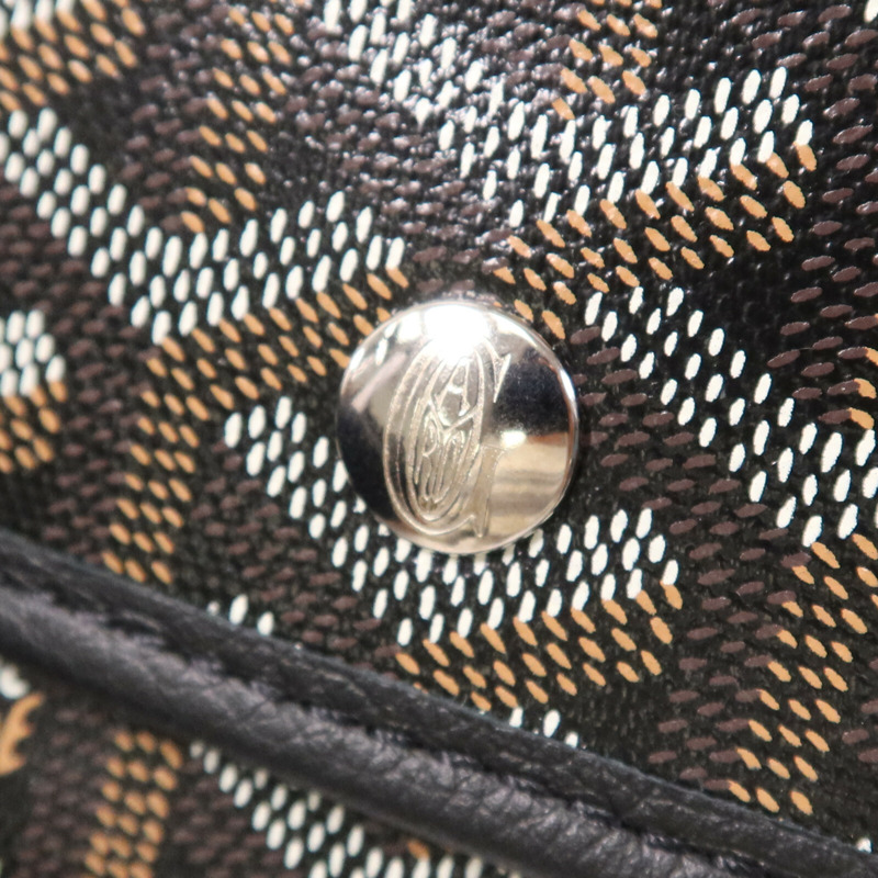 GOYARD 塗層帆布Saint Louis PM銀扣肩背袋-6