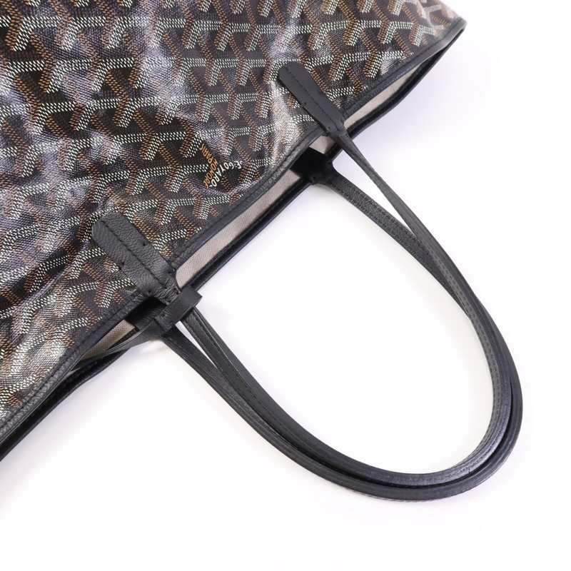 GOYARD 塗層帆布Saint Louis PM銀扣肩背袋-8