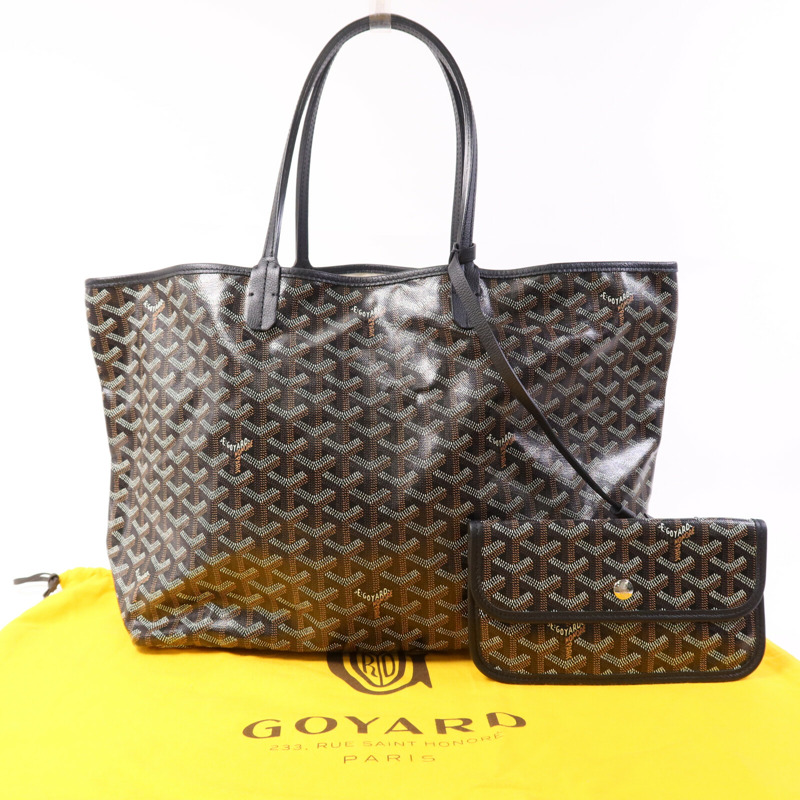 GOYARD 塗層帆布Saint Louis PM銀扣肩背袋-9