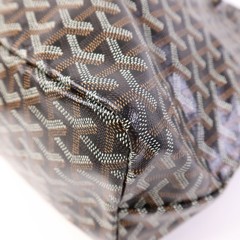 GOYARD 塗層帆布Saint Louis PM銀扣肩背袋-12