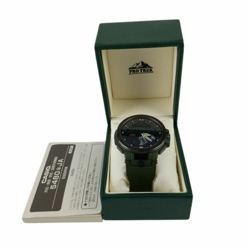 卡西歐 Pro Trek Multifield 系列 PRW70003JF 男士腕錶，黑色錶盤，樹脂和不鏽鋼材質-8