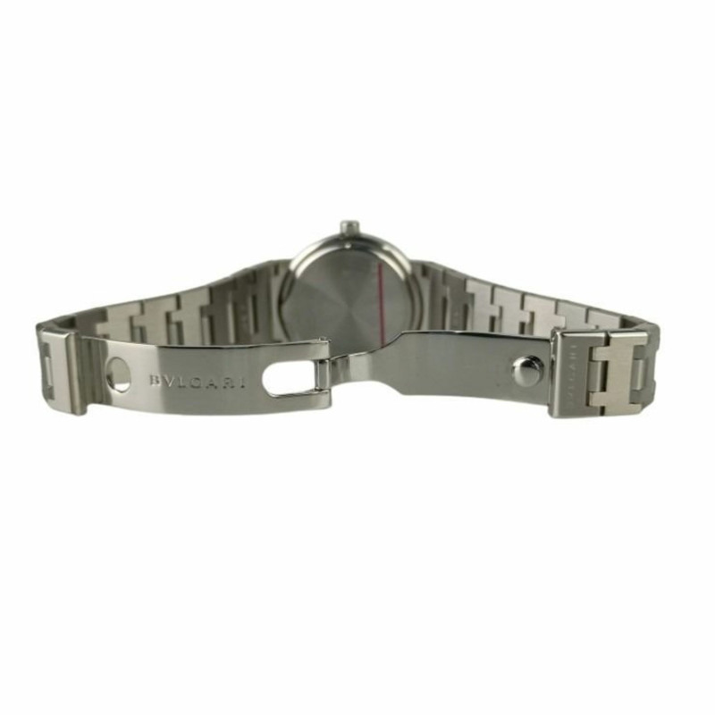 寶格麗 (BVLGARI) BB26SS 黑色錶盤不鏽鋼女士模擬腕錶-7