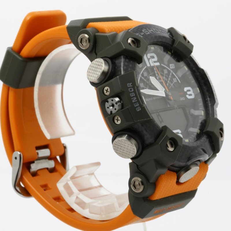 卡西歐 G-SHOCK Master of G Land Mudmaster GGB1001A9JF 男士腕錶，黑色碳纖維樹脂-2