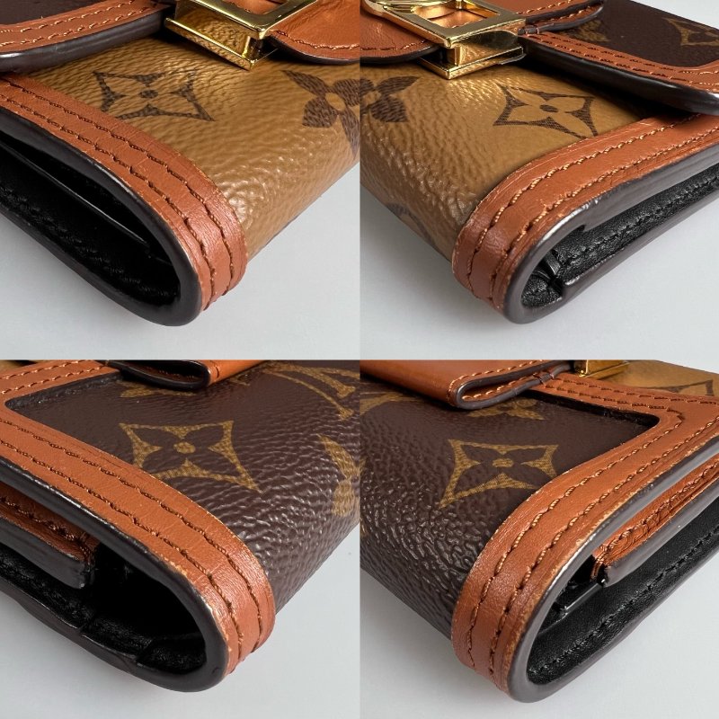 LV M68725/晶片款 達芙妮Dauphine短夾-14