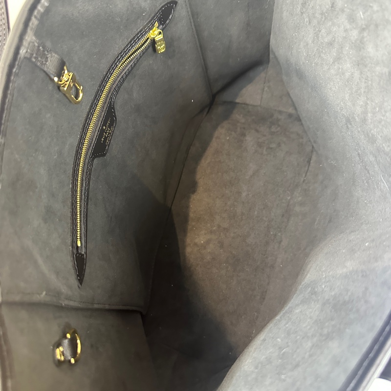 路易威登/Louis Vuitton Neverfull MM Game On 撲克牌系列中號黑色老花 31x14x28cm-9