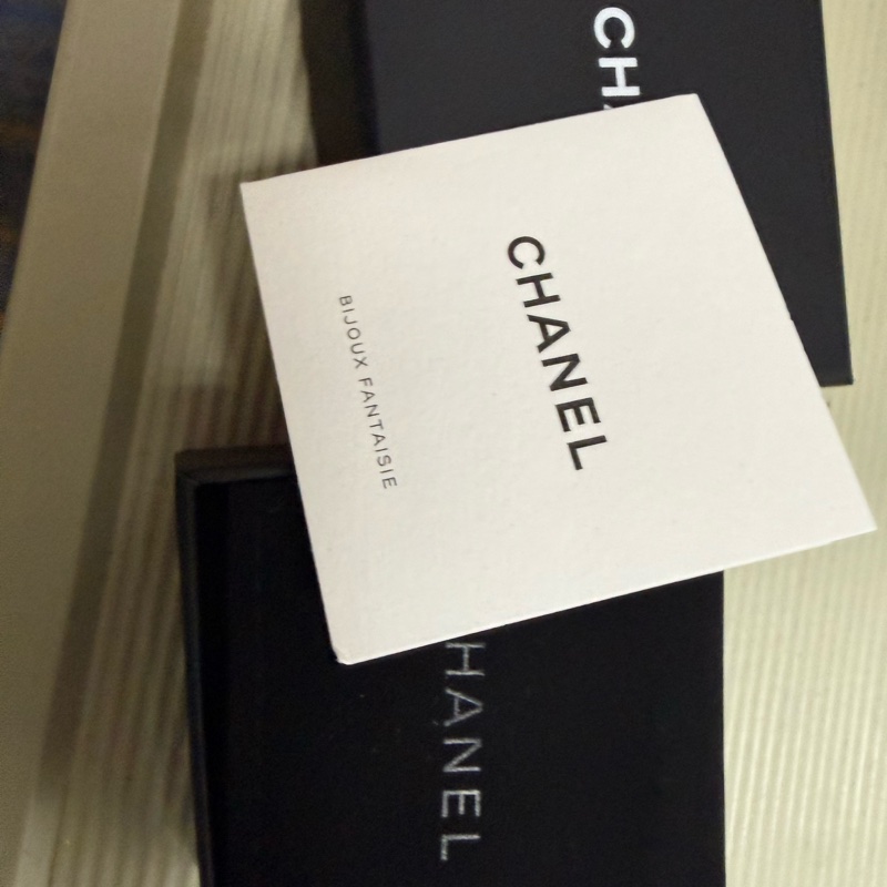 Chanel 小金幣圓形耳環 淡金 全新-5