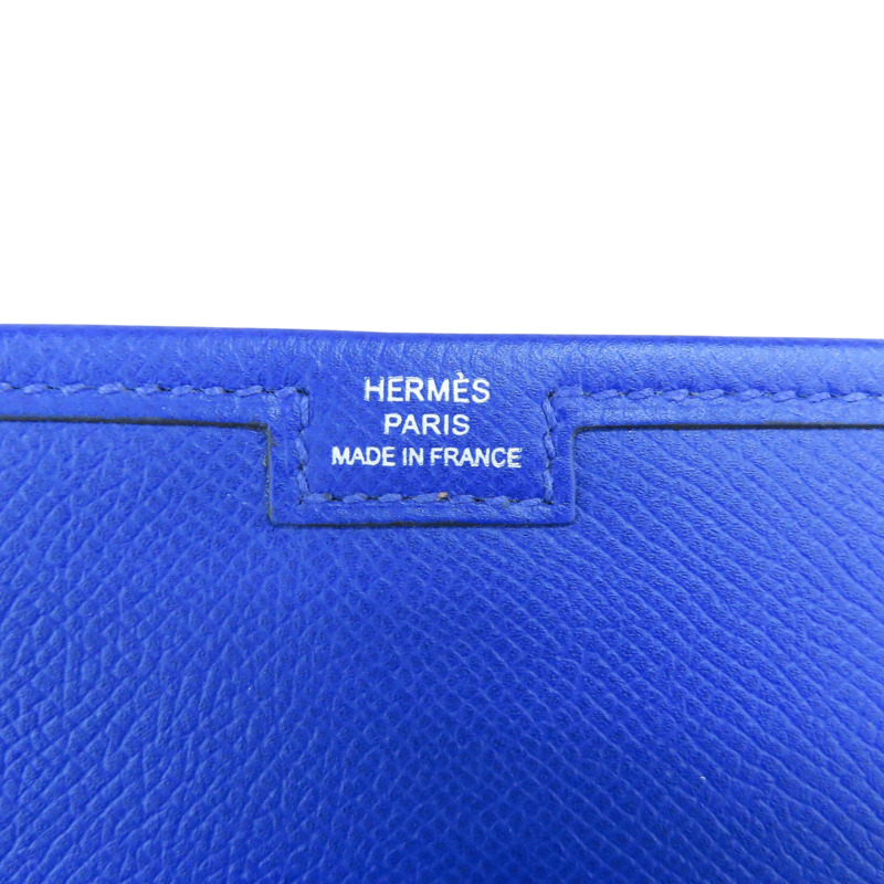 電光藍 Epsom牛皮 Jige PM 手拿包 X刻【HERMES 愛馬仕】-5