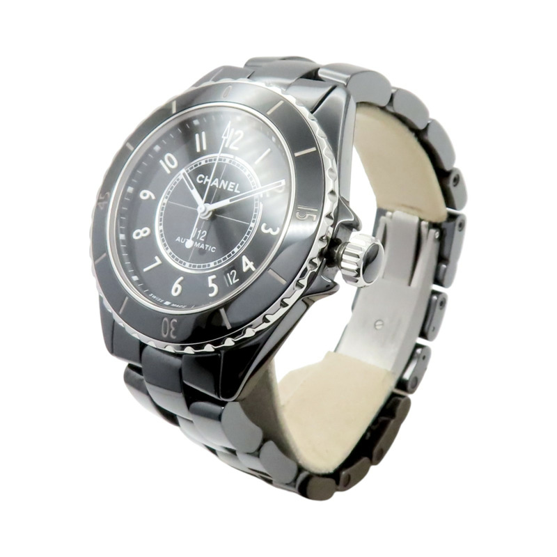 黑色錶盤 陶瓷 不鏽鋼 J12 腕錶【CHANEL 香奈兒】 H5697-2
