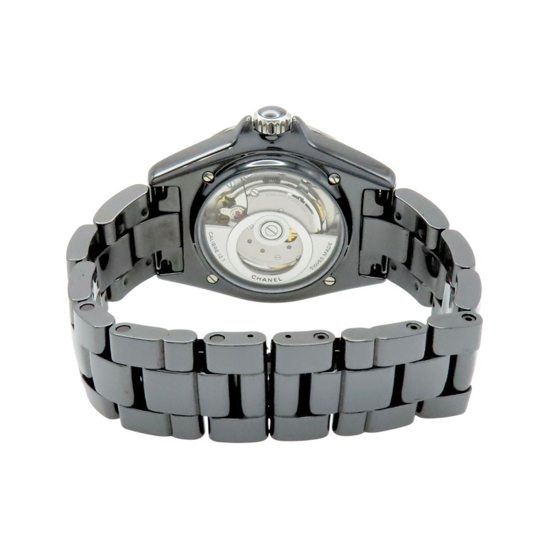 黑色錶盤 陶瓷 不鏽鋼 J12 腕錶【CHANEL 香奈兒】 H5697-4