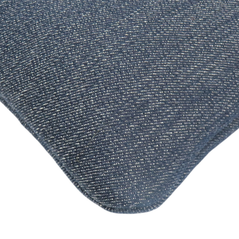 藍色 丹寧布 Deauville Pouch 手拿包【CHANEL 香奈兒】 A80117-13