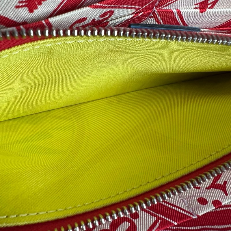 HERMES D刻 淺藍絲巾長夾-7