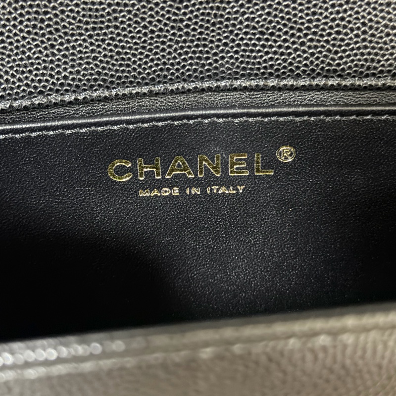 🔥🔥CHANEL Boy25 黑金荔枝皮🔥🔥 晶片 購證&發票-29