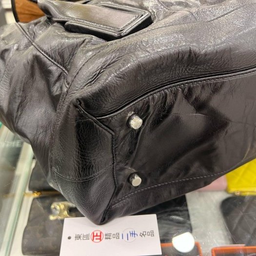 東區正精品㊣Bottega Veneta BV 691680 黑色全皮大格編織手提包肩背包大款 RZ4435-7