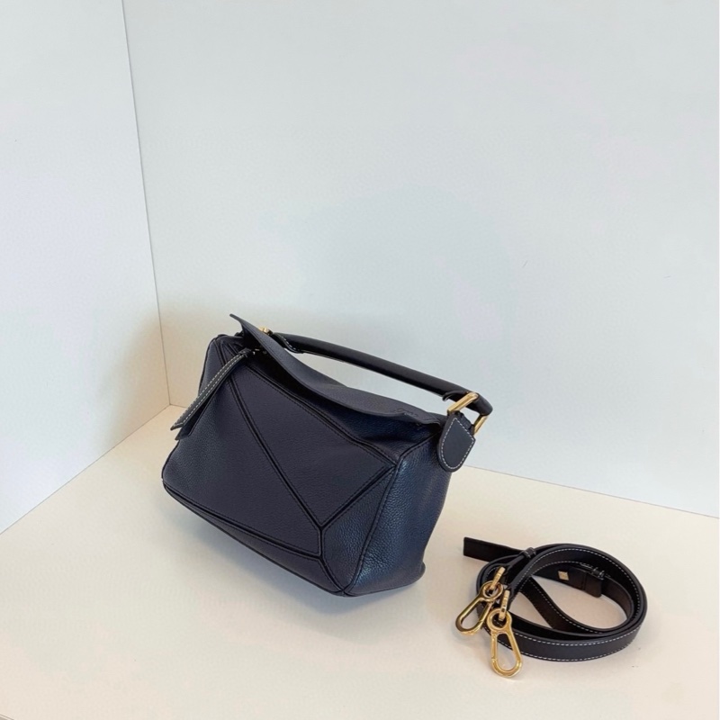 Loewe羅意威 午夜藍puzzle幾何變形包 小號-2