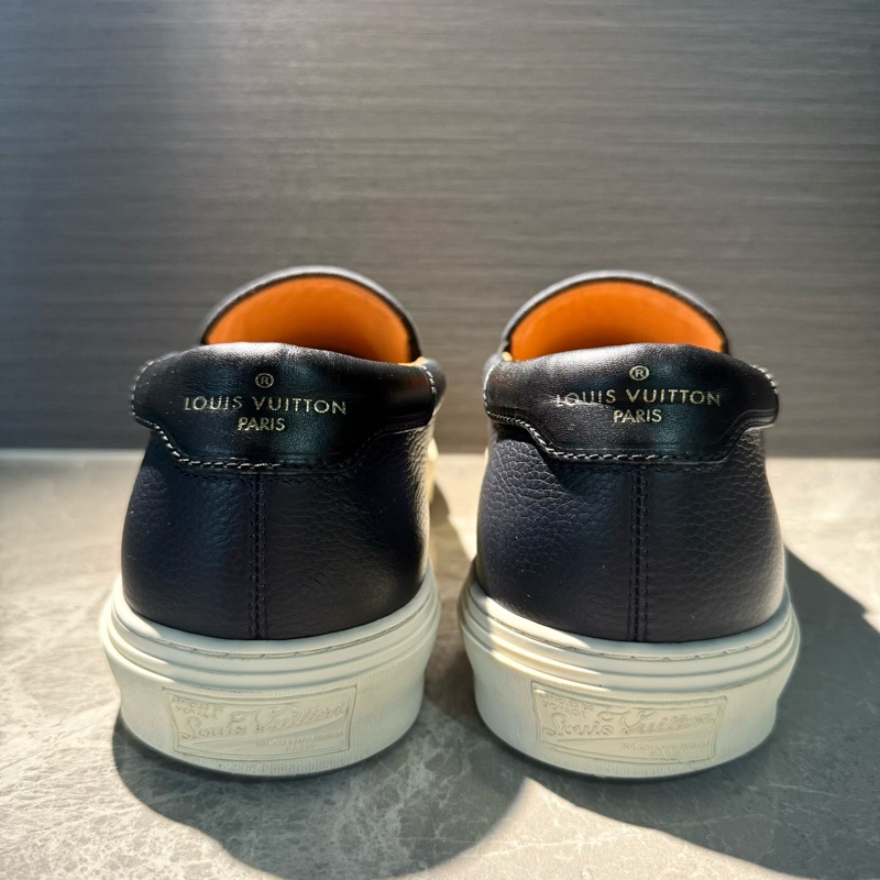 Louis Vuitton路易威登黑色皮面水波紋男鞋41碼 97新-2