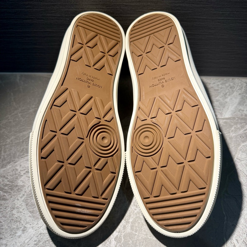 Louis Vuitton路易威登黑色皮面水波紋男鞋41碼 97新-9