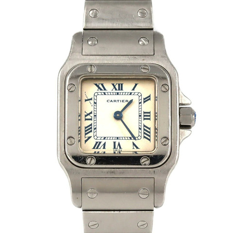 卡地亞 Santos Galbe SM W20017D6 不鏽鋼石英錶