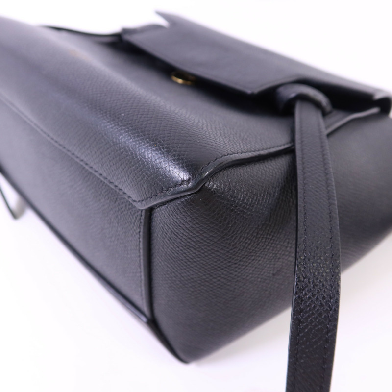 CELINE 牛皮皮革Nano Belt Bag金扣手挽肩背兩用袋-11