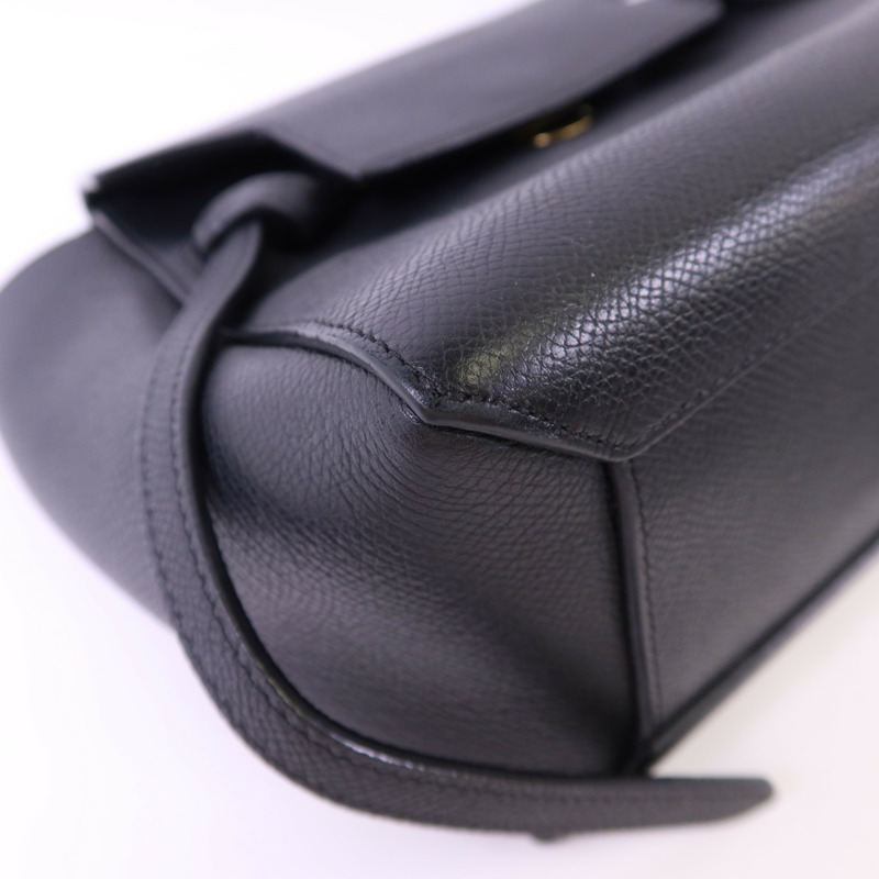 CELINE 牛皮皮革Nano Belt Bag金扣手挽肩背兩用袋-12